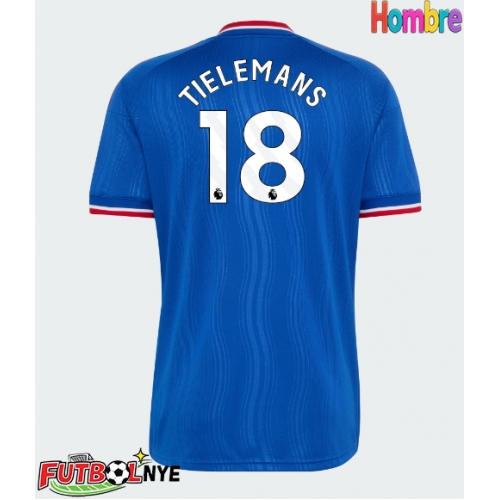 Camiseta Manchester United Youri Tielemans #18 Visitante Equipación 2026-27 manga corta
